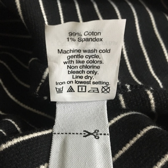 Madewell black & white pierside striped dress xs - Picture 7 of 7